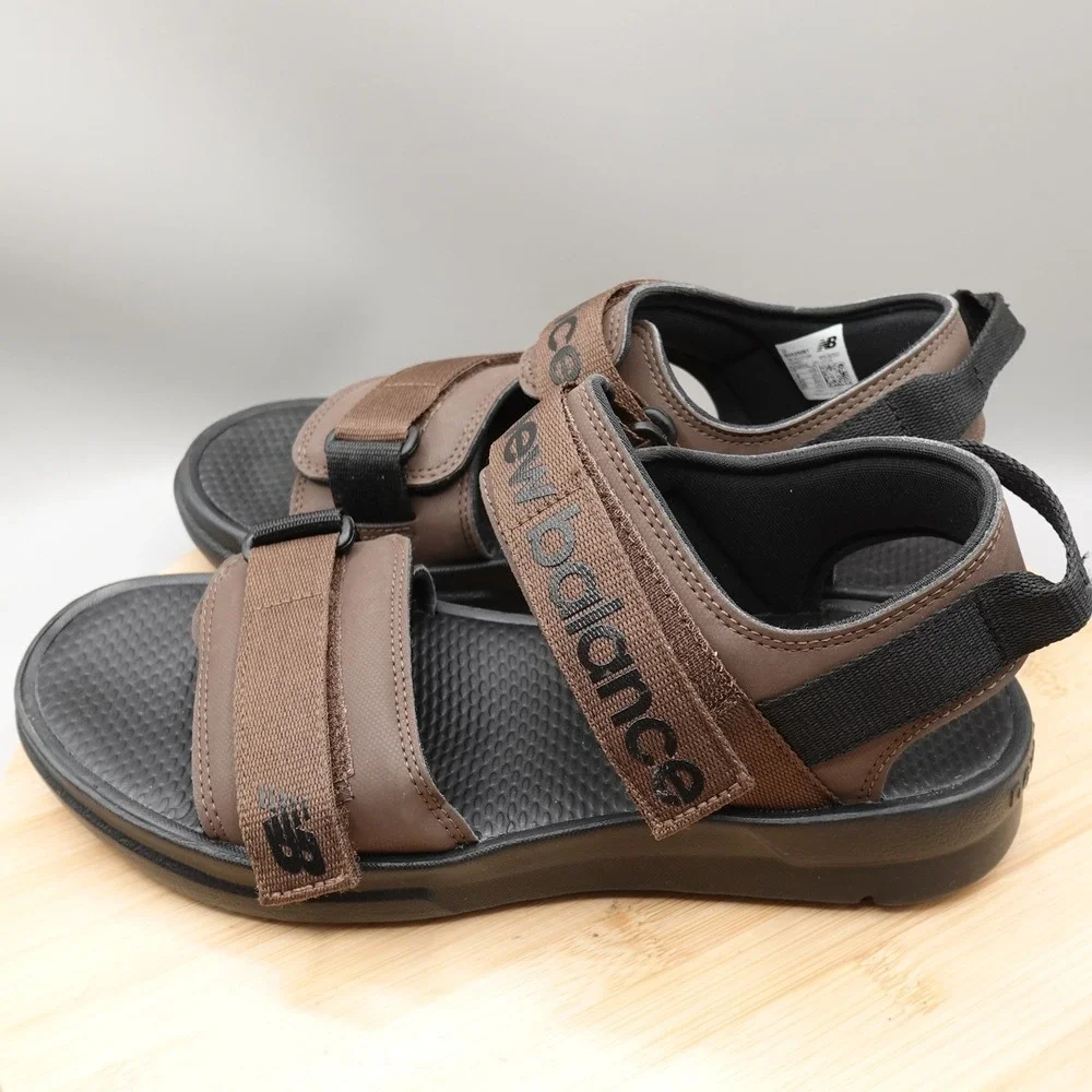 New Balance Sandals Mens 7 Brown Sport Lightweight Outdoors SUA250B1